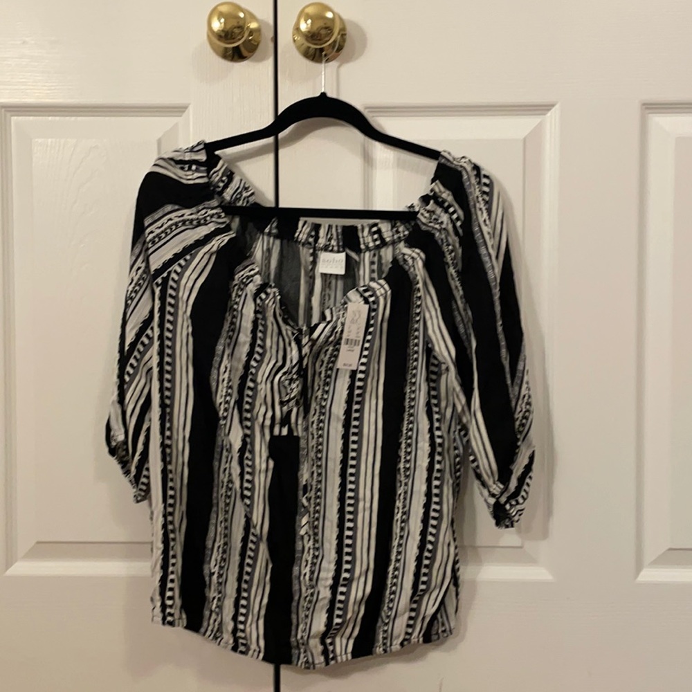 Black and White Striped